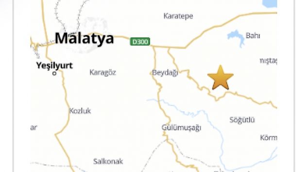 Battalgazi'de 4.0 Büyüklüğünde Deprem