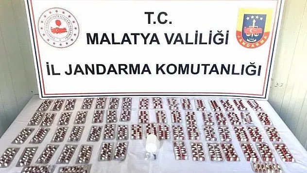 Battalgazi'de Narkotik Operasyonu: 1100 Sentetik Hap Ele Geçirildi