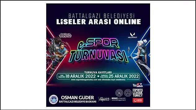 Battalgazi'deki Ödüllü E-Spor Turnuvası'nda Başvurular Uzatıldı