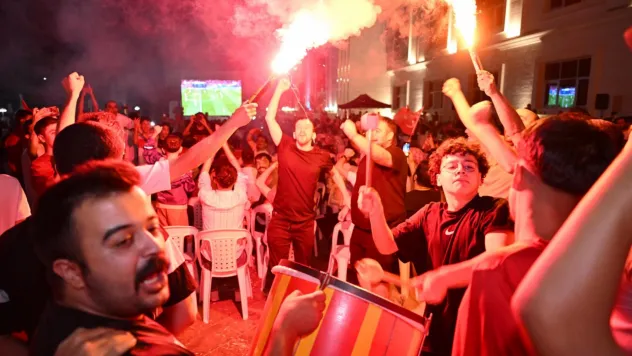 Battalgazililer Milli Takım Galibiyetini Dev Ekranda İzledi