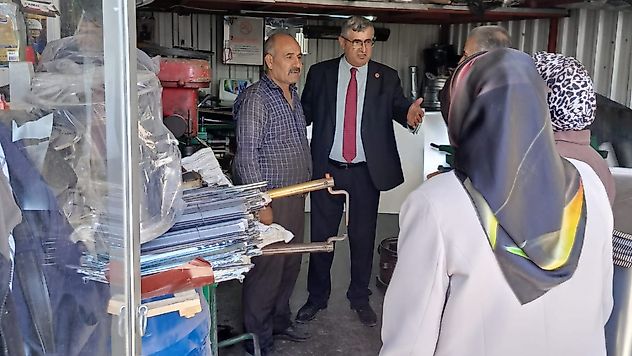 BBP Malatya'dan Bakırcılar Pazarı Esnafına Ziyaret: Sorunlar Yerinde Dinlendi