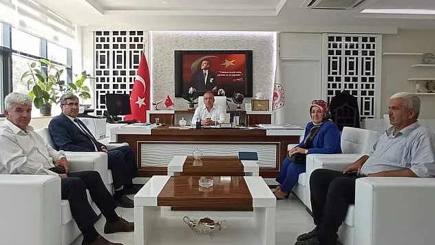 BBP Malatya İl Teşkilatı Çevre ve Şehircilik Müdürü Cengiz Başer'i ziyaret etti