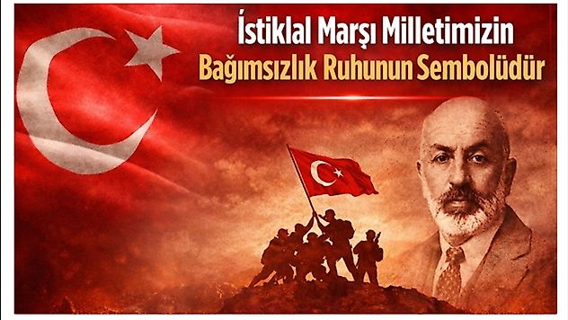 Bedri Aslan'dan İstiklal Marşı'nın Kabulünün 105. Yılı Mesajı
