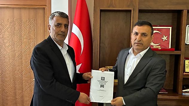 Bedri Aslan ve Mehmet Kıroğlan'dan Başkan Abdulvahap Göçer'e Ziyaret