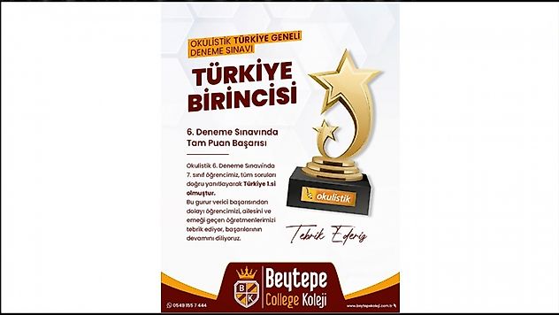 Beytepe Koleji Geleceğe İddialı Hedeflerle Yürüyor