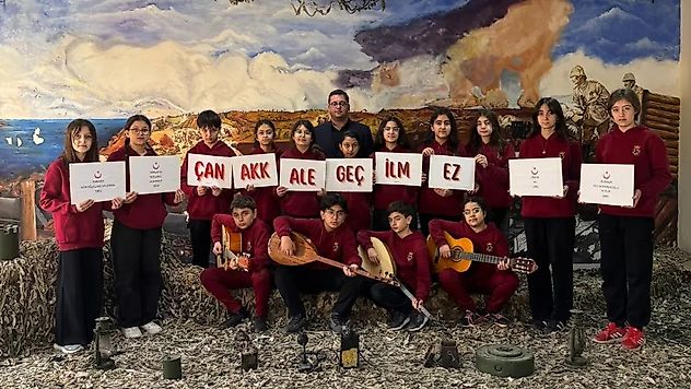 Beytepe Koleji Öğrencilerinden Anlamlı Çanakkale Etkinliği