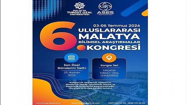 Bilim İnsanları Malatya'da Buluşuyor: 6. Bilimsel Araştırmalar Kongresi Düzenleniyor