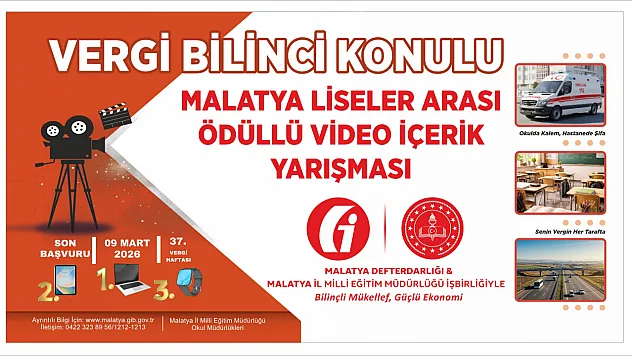 'Bilinçli Mükellef, Güçlü Ekonomi' Sloganıyla Video Yarışması