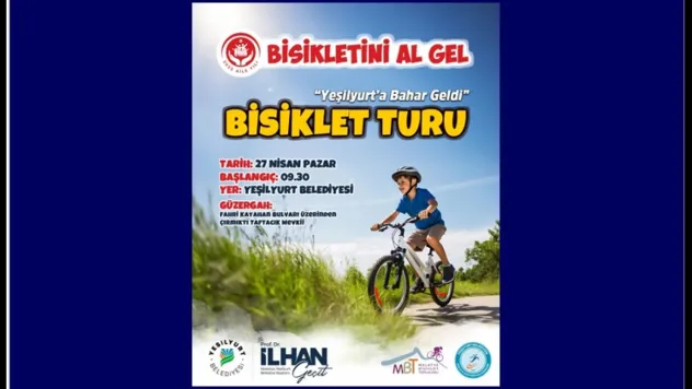 Bisiklet Turu 27 Nisan Pazar Günü!
