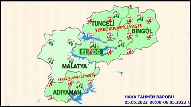Bölge İtibari İle Sağanak Yağış devam edecek