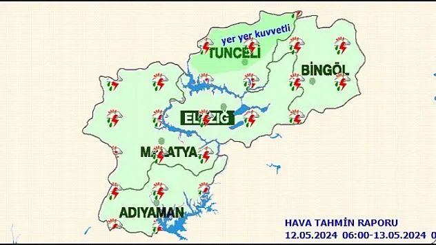 Bölgede Sağanak ve Gök Gürültülü Sağanak Yağış Devam Edecek