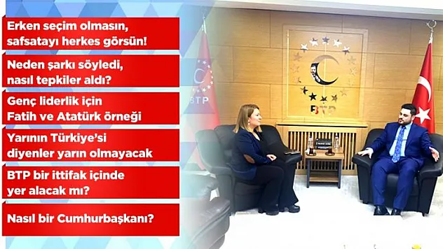 BTP bir ittifak içinde yer alacak mı?