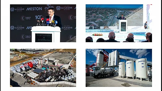 Büyükşehir Belediyesi Beton Santralleri Ve Asfalt Plentleri Düzenlenen Törenle Hizmete Girdi