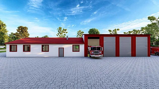 Büyükşehir Belediyesi Darende'ye İtfaiye Hizmet Binası İnşa Ediyor