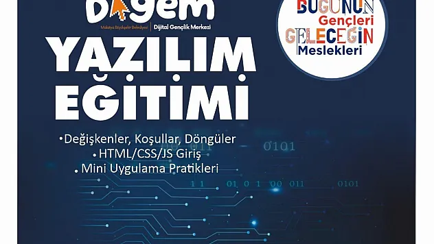 Büyükşehir Belediyesi Dijital Gençlik Merkezi'nde Bilgisayar ve Robotik Kodlama Eğitimleri Verilecek