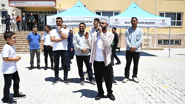 Celal Karatüre Malatyalı Öğrencilerle Buluştu, Yer Gök Allah Nidalarıyla İnledi