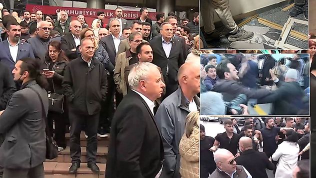 CHP Genel Merkezinde tahliye gerginliği