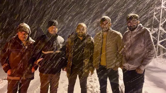 Darende Belediyesi Kar Yağışına Karşı Tam Kadro Sahada