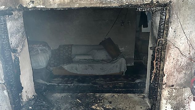 Darende'de Gece Yangını Korkuttu