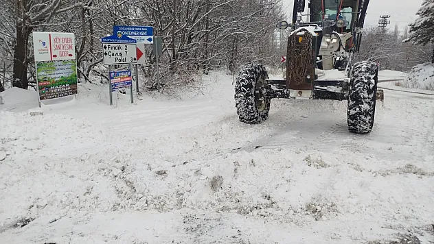 Darende'de Olumsuz Hava Taşımalı Eğitimi Durdurdu