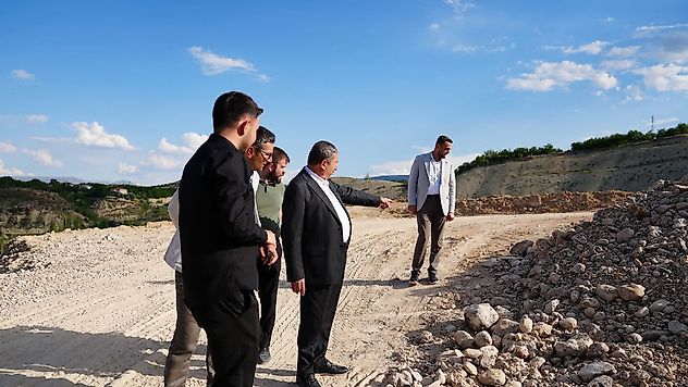 Darende Millet Bahçesi'nde Çalışmalar Sürüyor