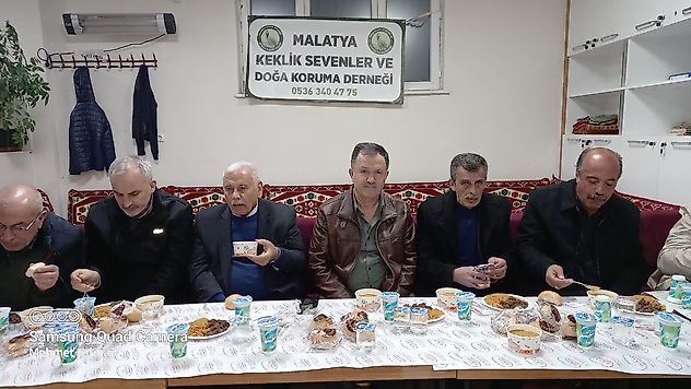 Dernek Üyeleri İftarda Buluştu: Doğa ve Keklik Koruma Masaya Yatırıldı