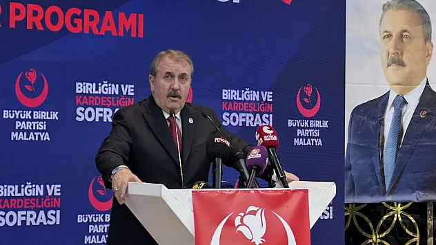 Destici'den Malatya İçin 'Ortak Akıl' Çağrısı