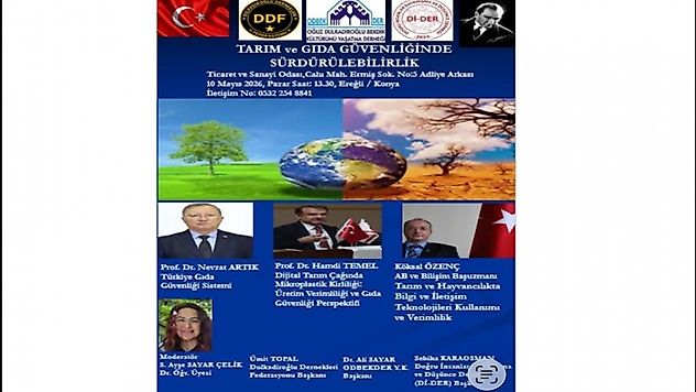 Dİ-DER'den Sürdürülebilir Gelecek Vurgusu: Gıda Güvenliği Paneli 10 Mayıs'ta