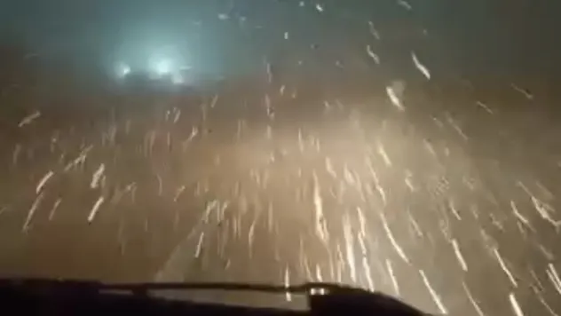 Doğanşehir Dağlarında Kar, Kent Merkezinde Yağmur Etkili Oldu