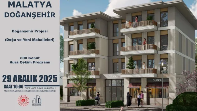 Doğanşehir'de 800 Konutluk Proje İçin Kura Günü