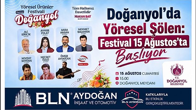Doğanyol Yöresel Ürünler Festivali İçin Geri Sayım
