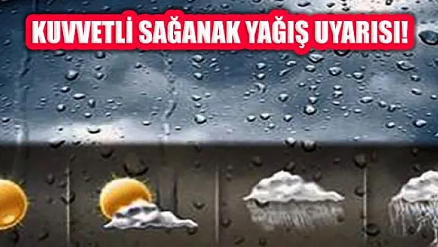 Doğu Anadolu'da Kuvvetli Yağış Bekleniyor!