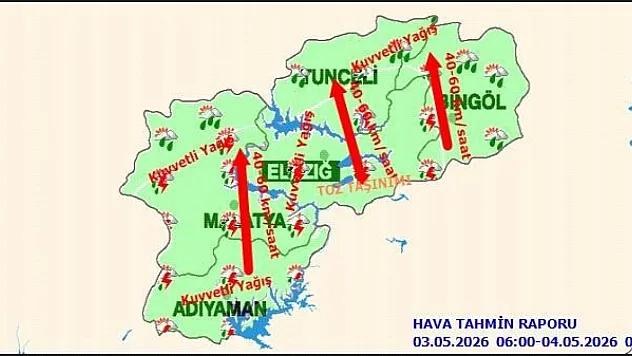 Doğu'da Kuvvetli Yağış Alarmı: Sel, Dolu ve Fırtına Uyarısı