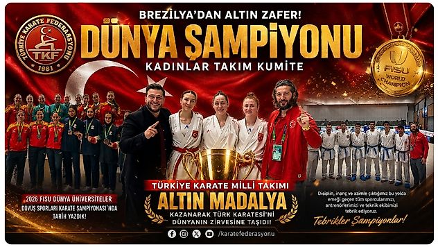 Dünya Zirvesi Türkiye'nin! Kadın Karatecilerden Tarihi Altın Madalya