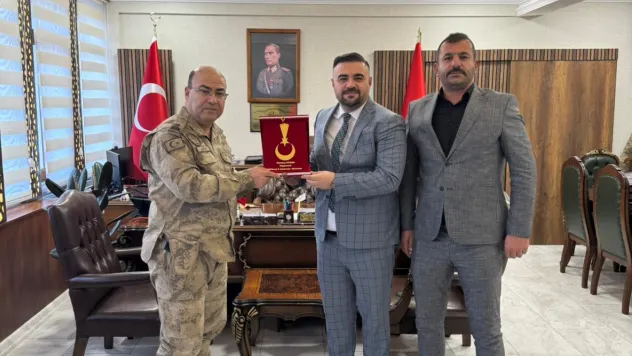 Elazığ İl Jandarma Komutanı Tuggeneral Alparslan Doğan'a Ziyaret