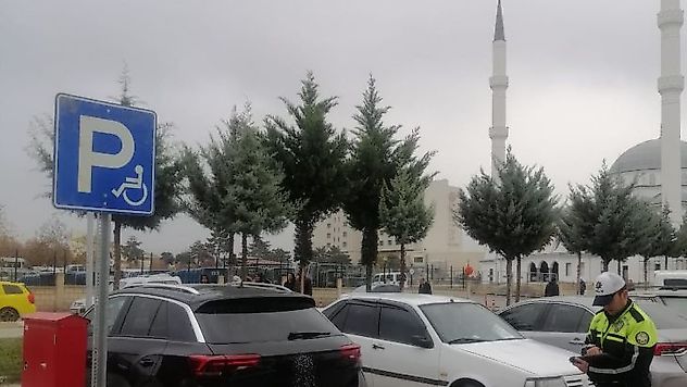 'Engelli Park Yerleri' üzerinde denetim yapıldı.