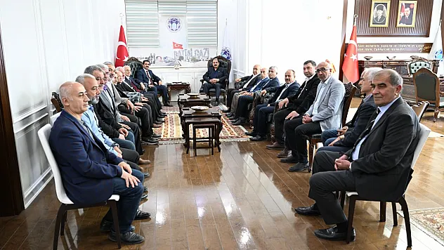 Esnaf teşkilatlarından Başkan Taşkın'a ziyaret