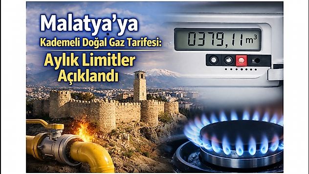 Faturalar Değişecek: Malatya İçin Doğal Gaz Limitleri Belli Oldu