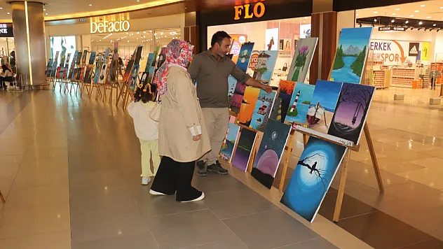 Fen Lisesi Öğrencilerinden Sanat Dolu Sergi