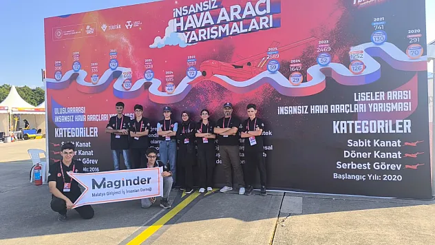 Fethi Gemuhluoğlu Fen Lisesi, İnsansız Hava Aracı Yarışmasında Dereceye Girdi