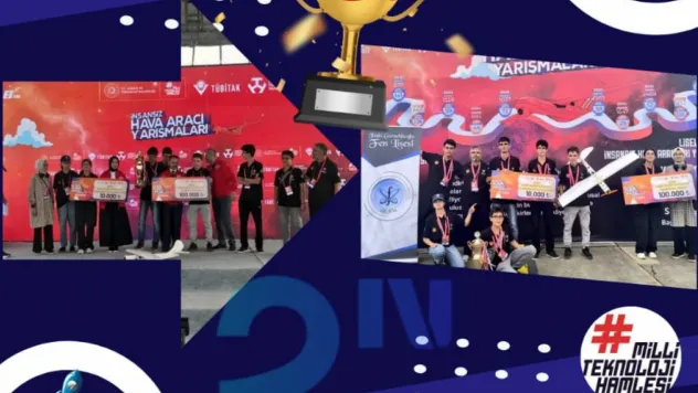 Fethi Gemuhluoğlu Fen Lisesi Öğrencileri TEKNOFEST'te Zirveye Yürüdü