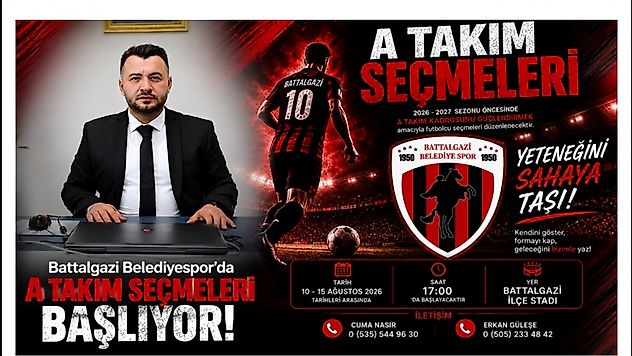 Geleceğin Yıldızları Battalgazi'de Sahaya Çıkacak