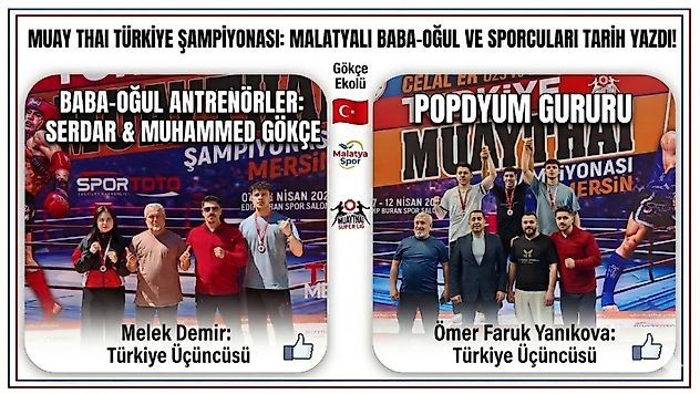 Gökçe Ailesi Zirvede: Baba-Oğuldan Çifte Kürsü Başarısı