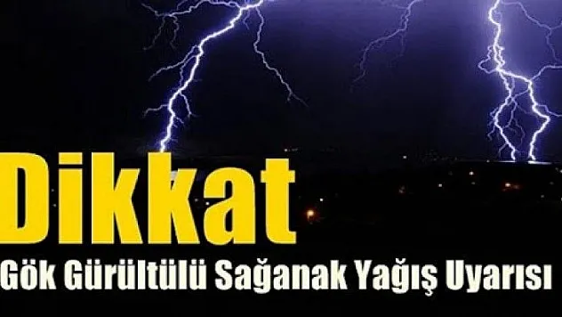 gökgürültülü yağış