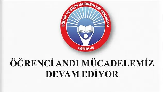 Öğrenci Andı Mücadelemiz Devam Ediyor