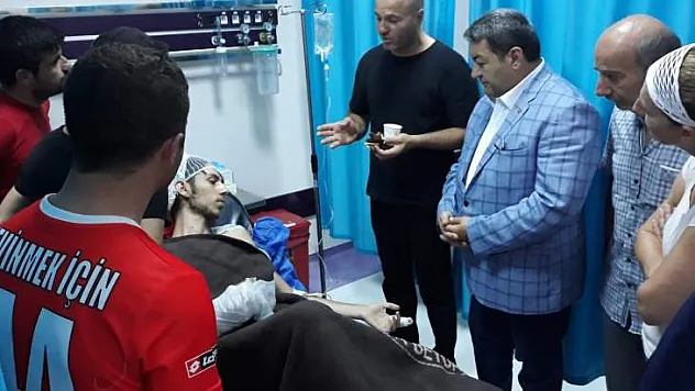 MHP'li Fendoğlu'ndan, yaralanan taraftarlara ziyaret