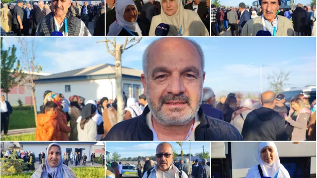 Hacı adayları: Yıllardır özlemini çektiğimiz kutsal topraklara gitmenin heyecanını yaşıyoruz