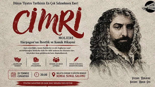 Harpagon'un İbretlik ve Komik Hikayesi Sahneye Taşınıyor
