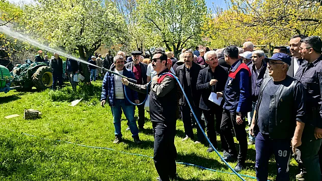 Hekimhan'da Üreticilere Sıvı Solucan Gübresi Desteği