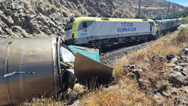 Hekimhan Hasan Çelebi Mevkii'nde Tren Kazası: Makinist Yaralandı